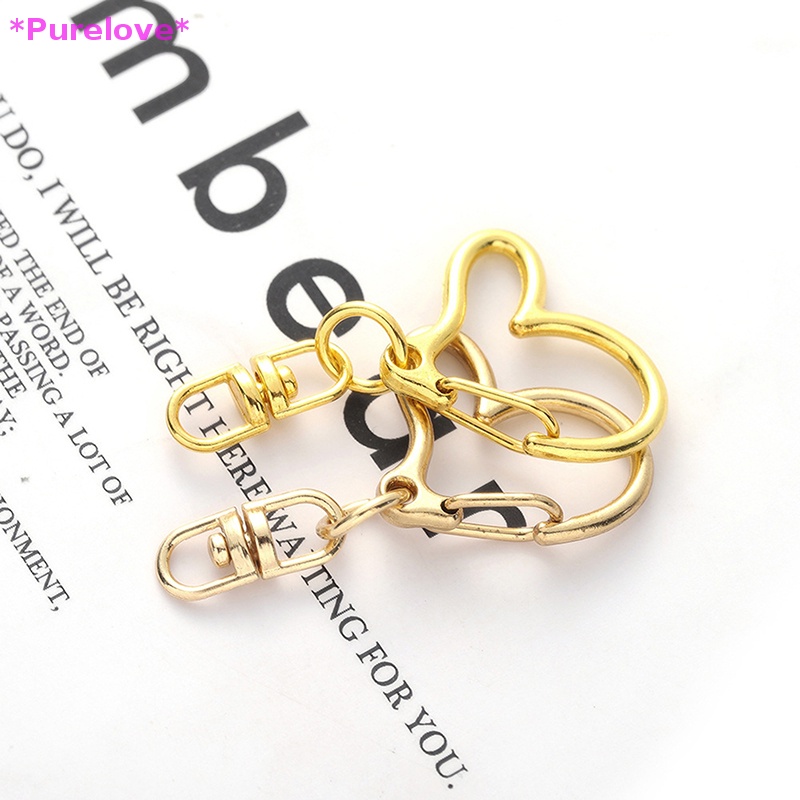 Set 10 Móc Khóa Hình Trái Tim Xinh Xắn Mới