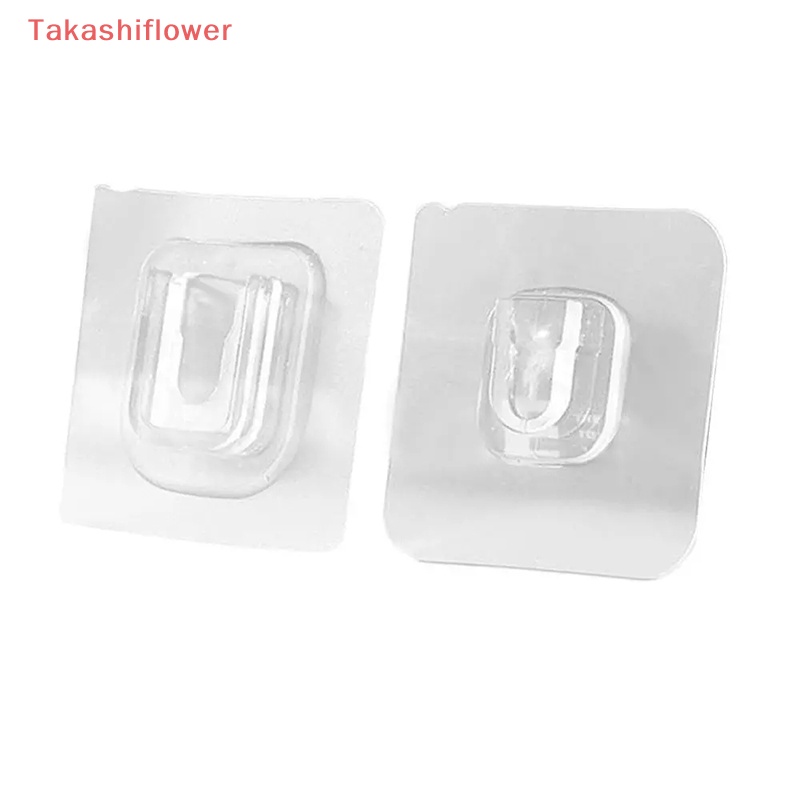 Set 10 Móc Treo Đồ Dán Tường Thiết Kế Hai Mặt Siêu Chắc Chắn Giá Đỡ