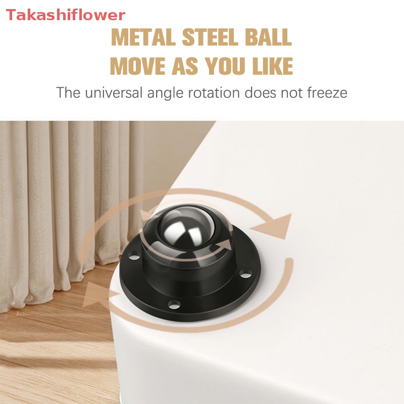 Bánh Xe Ròng Rọc Xoay 360 Độ Tự Dính Bằng Inox Chuyên Dụng Cho Đồ Nội Thất