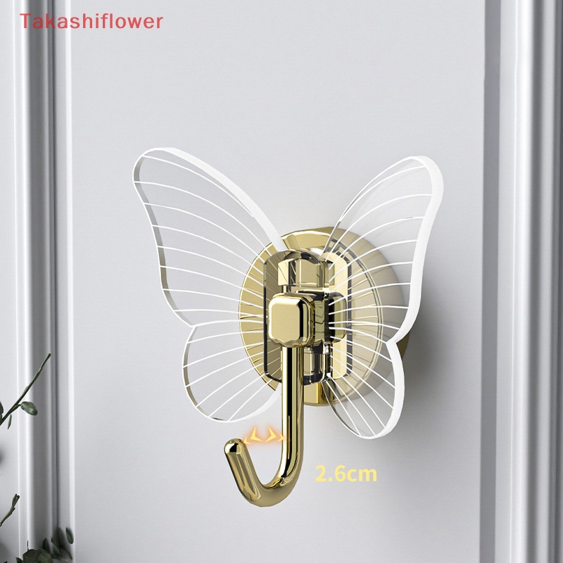 Set 4 Móc Treo Đồ Dán Tường Bằng Acrylic Chống Thấm Nước Cho Phòng Tắm Luxu