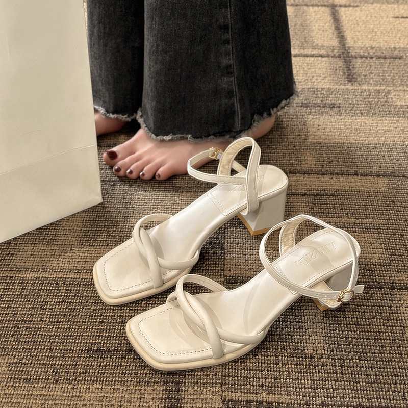 Xăng đan Cao Gót Đế Dày Không Trượt Thời Trang Dành Cho Nữ