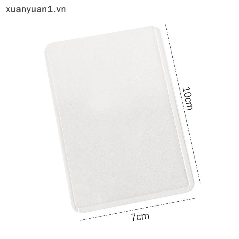 Set 10 Miếng Dán Goo Dày Dặn Trong Suốt Dùng Trang Trí Hộp Sưu Tập DIY