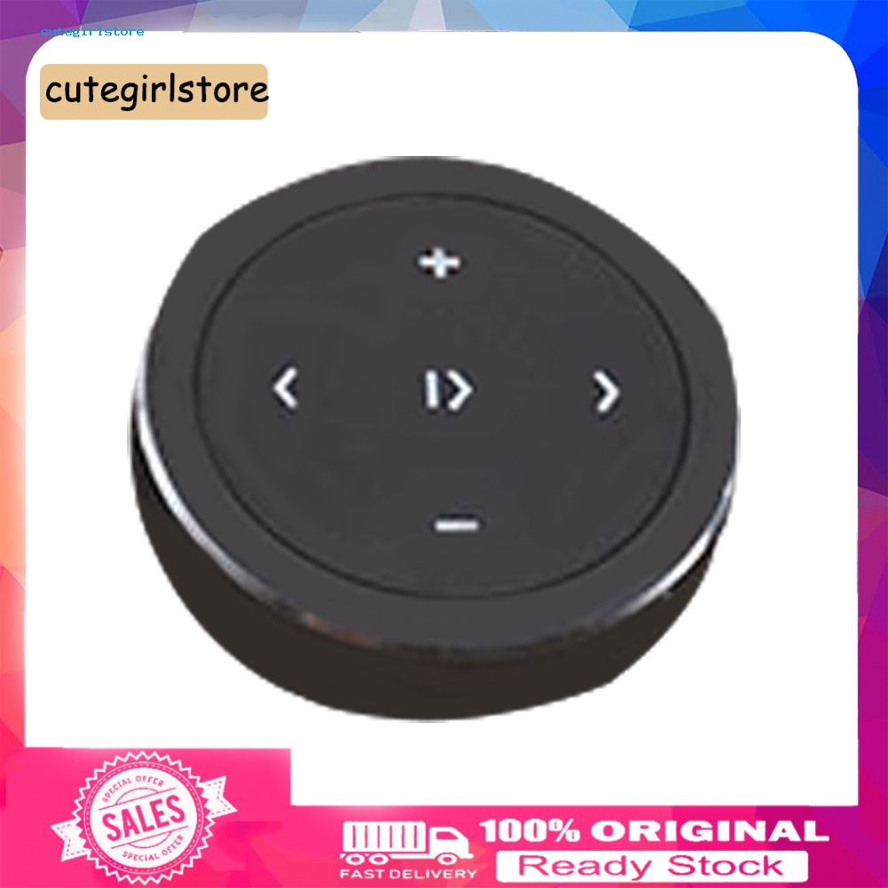 Bộ Điều Khiển Vô Lăng Xe Hơi Không Dây Bluetooth Có Nút Bấm Điều Khiển Từ Xa