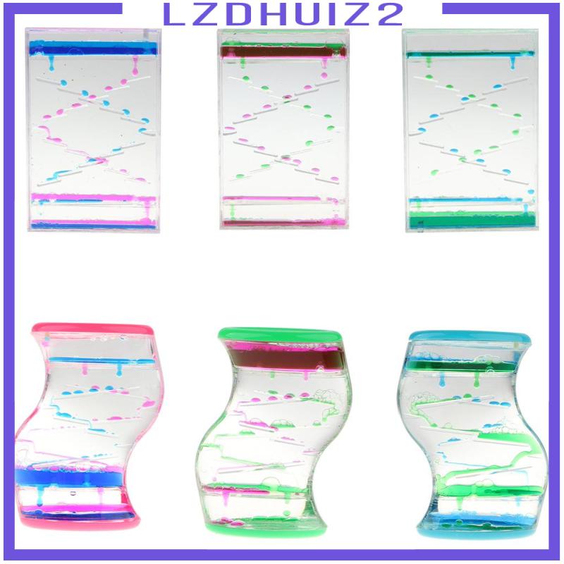 Đồng Hồ Cát Dạng Lỏng Hai Màu Sắc Độc Đáo