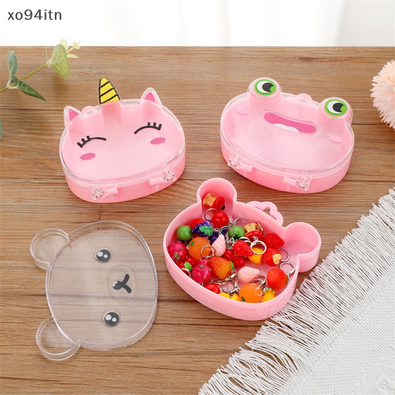 Hộp Đựng Trang Sức Bằng Nhựa Hình Động Vật Hoạt Hình Dễ Thương