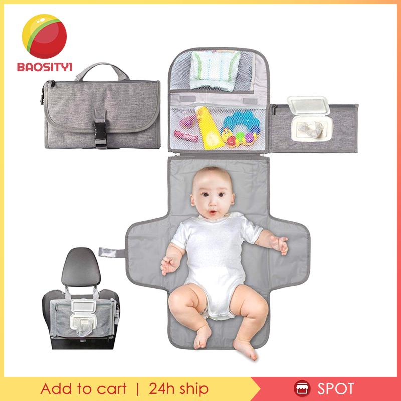 [Baosity1] Tấm Lót Thay Tã Trọng Lượng Nhẹ Cho Bé Sơ Sinh