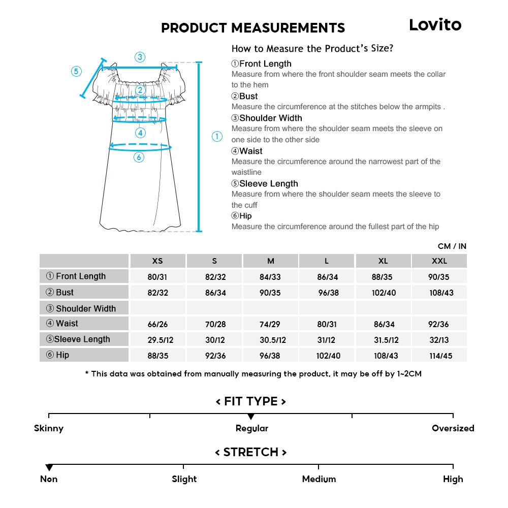 Đầm Lovito tay phồ̀ng cổ vuông phối bèo chấm bi thanh lịch cho nữ LNE02062 (màu đen)