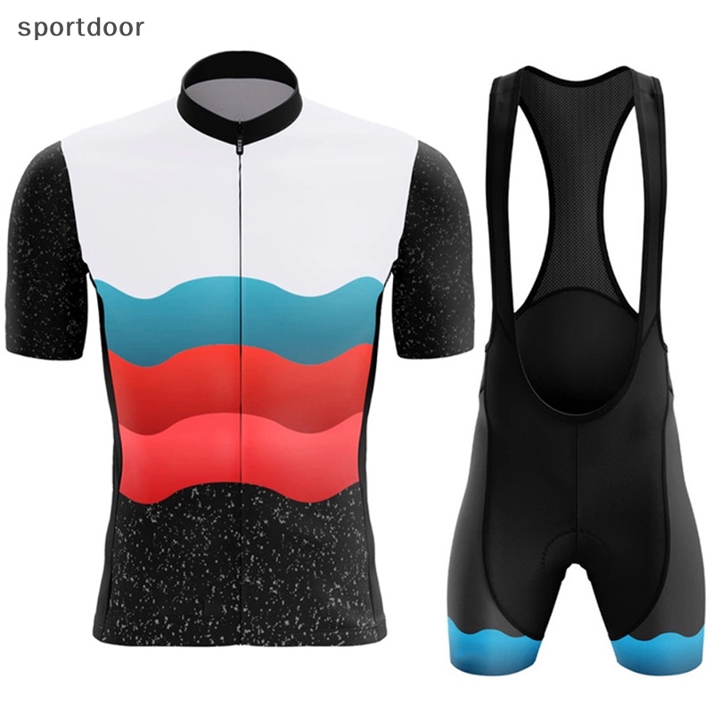 [sportoutdoor] Áo Đi Xe Đạp Ngắn Tay Thoáng Khí Nhanh Khô Mùa Hè Chuyên Nghiệp Cho Nam [out]