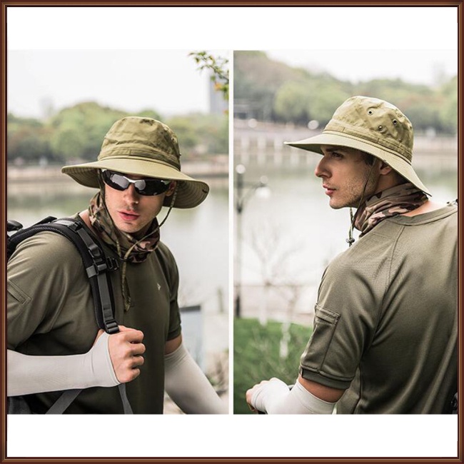 Mũ Xô Chống Nắng Nhanh Khô Có Thể Gấp Gọn Cho Nam