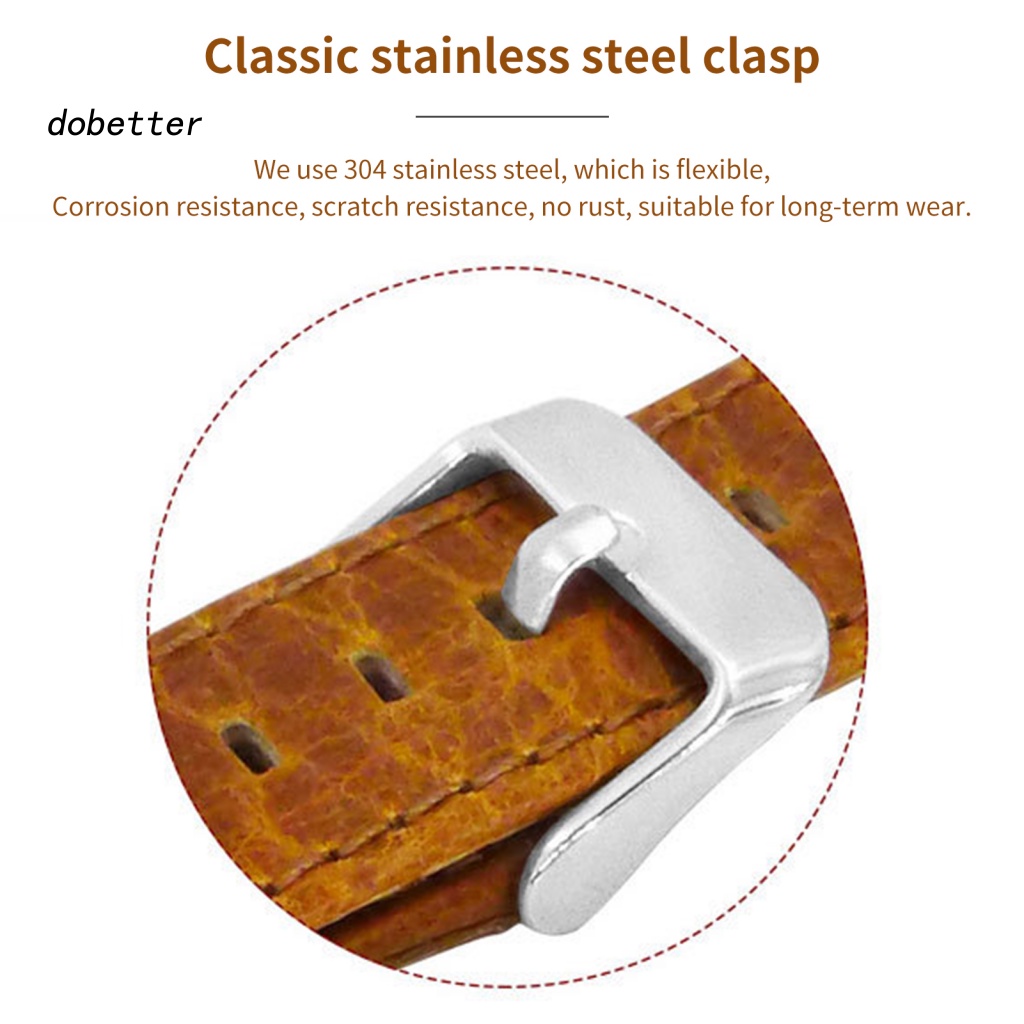 Dây Đồng Hồ Đeo Tay Giả Da 23mm Tháo Gỡ Nhanh Thoải Mái Lâu Trôi Dobetter