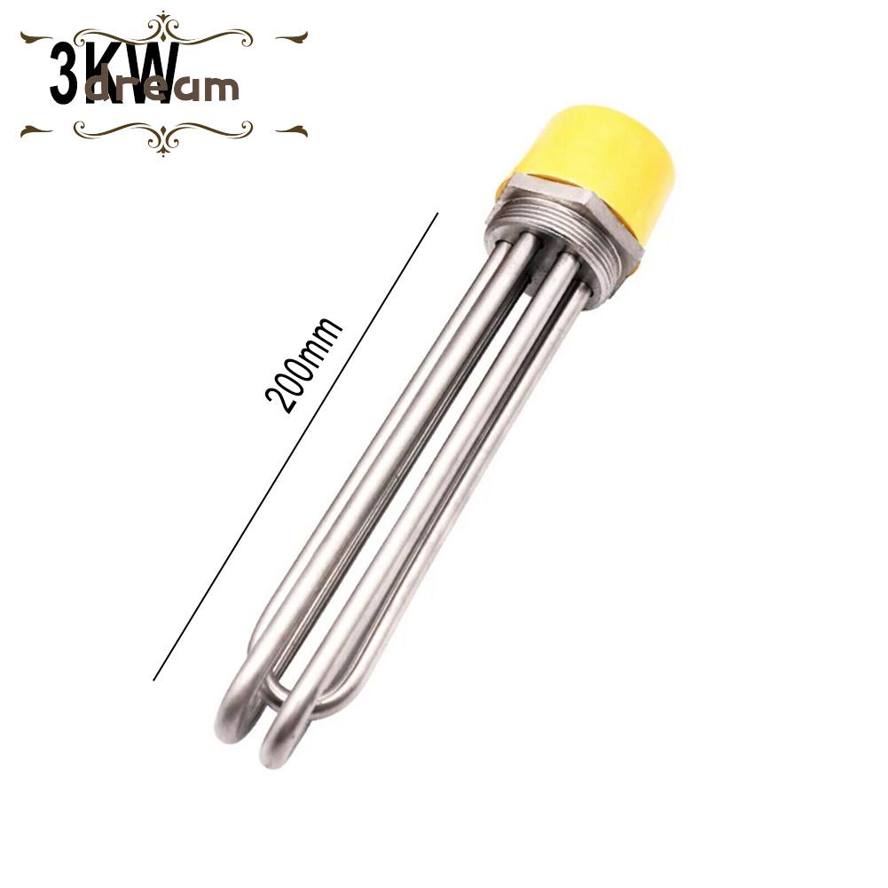 【DREAMLIFE】Heating Pipe Accessories Replacement 1 Set 230V <0.5 MA. Stainless Steel
