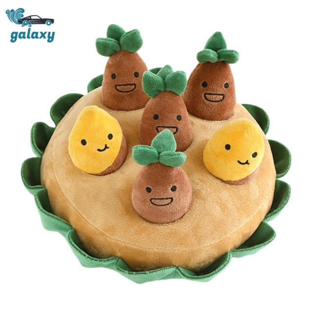 Galaxy Bộ Đồ Chơi Nhồi Bông Hình Khoai Tây Chiên Ẩn Tương Tác Với Thú Cưng