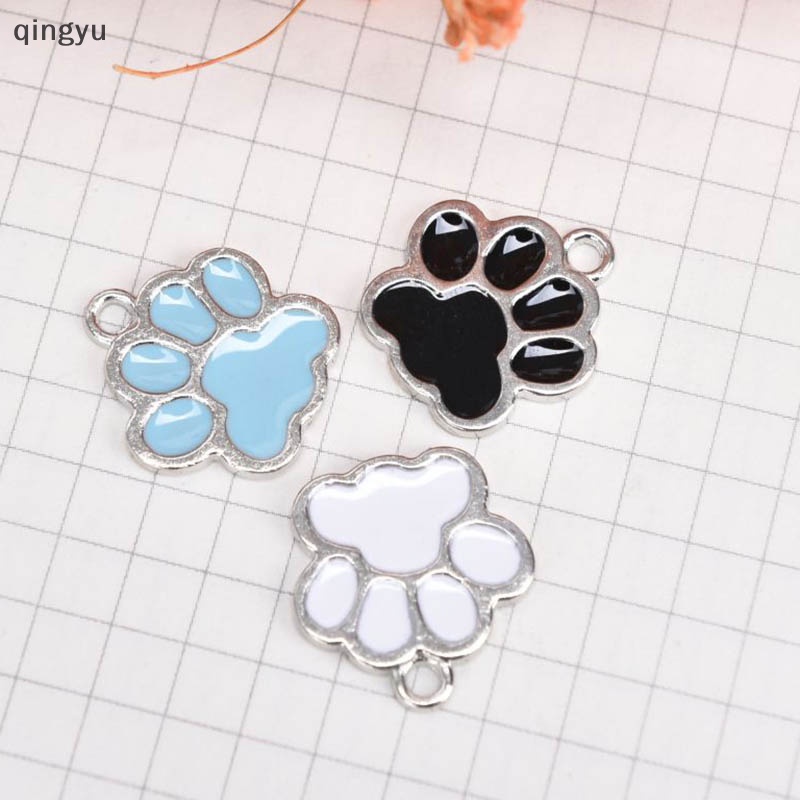 Bộ 10 Mặt Dây Chuyền Hình Móng Vuốt Gấu Bằng Hợp Kim Dùng Làm Trang Sức Thủ Công