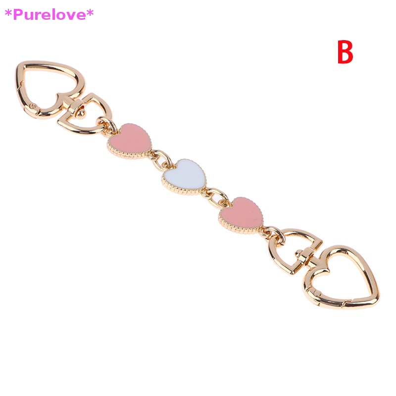 Dây Xích Nối Dài Túi Xách Hình Trái Tim DIY Mới