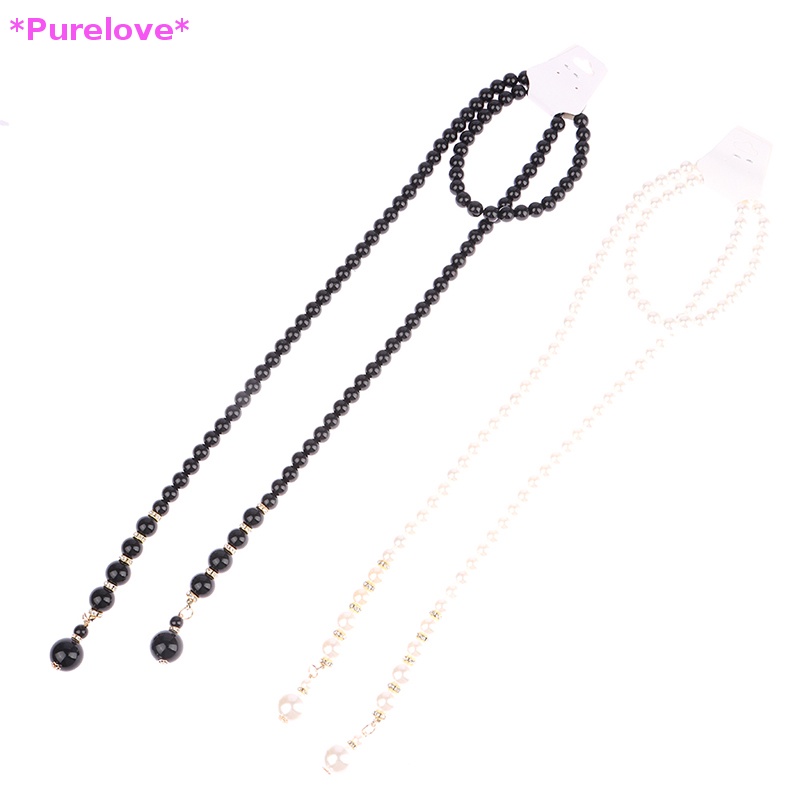 Thắt Lưng Dây Xích Kim Loại Đính Ngọc Trai Thanh Lịch Dành Cho Nữ Mới