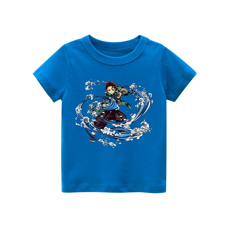 Áo thun trẻ em TANJIRO 2, 8 màu áo, đầy đủ size có big size, MÀU KHÁC NHẮN TIN SHOP