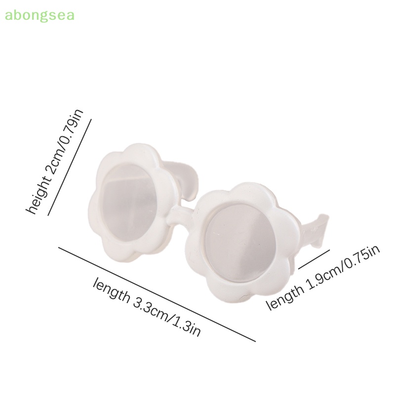 Kính Mát Gọng Nhựa Trong Suốt Cho Búp Bê Tỉ Lệ 1 / 6