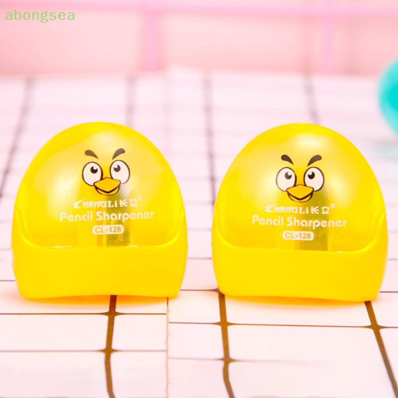 Abongsea Set 4 Đồ Chuốt Bút Chì Họa Tiết Hoạt Hình Dễ Thương Cho Bé