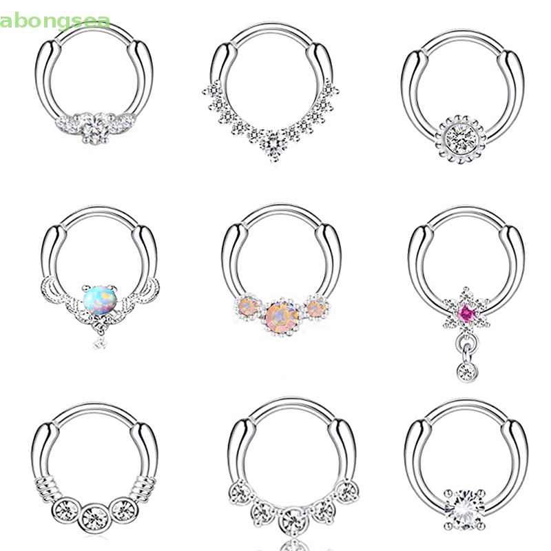 1 Khuyên Mũi / Môi / Tai Đục Lỗ Dạng Xoắn Ốc Hình Hoa Cho Nam Và Nữ Bongsea