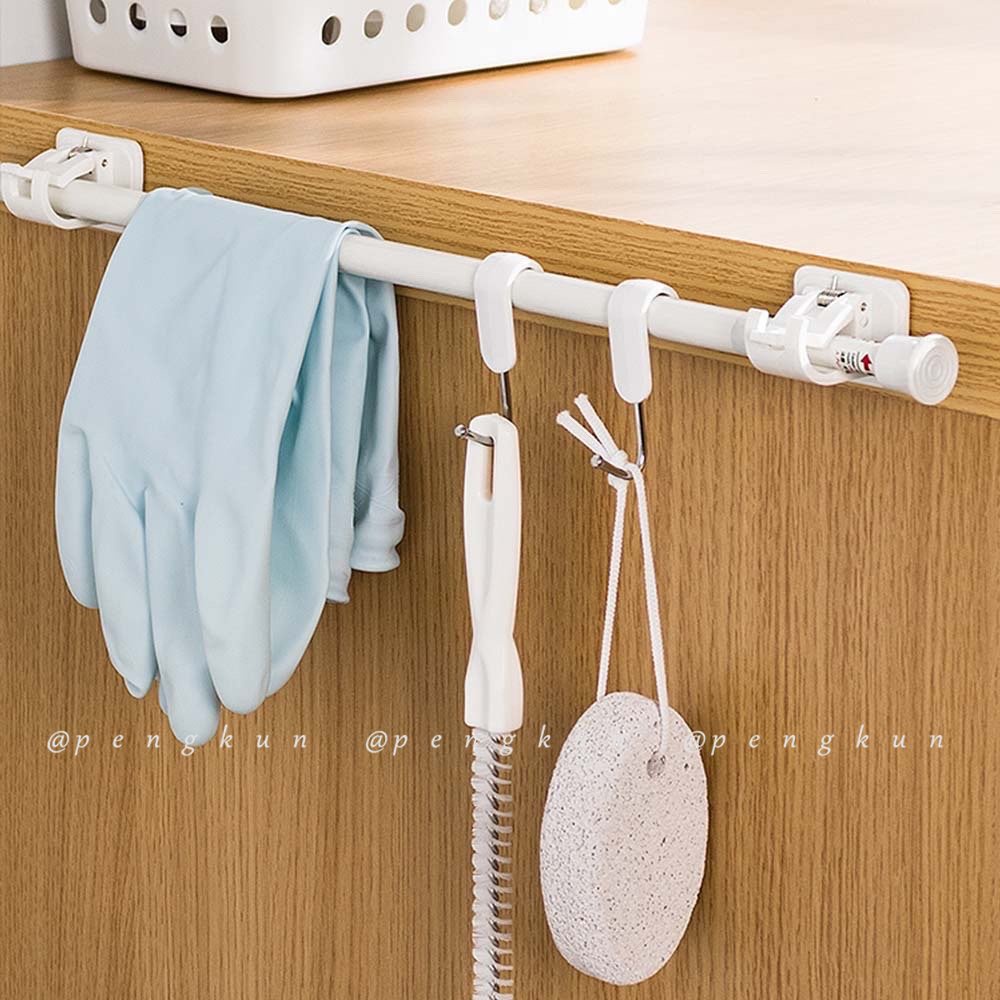 Set 2 Móc Treo Rèm Nhà Tắm 3M Kèm Kẹp Cố Định Tiện Dụng