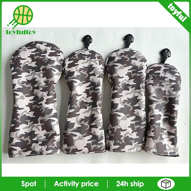 Set 4 Vỏ Bọc Đầu Gậy Đánh Golf Bằng Da Cho Nữ