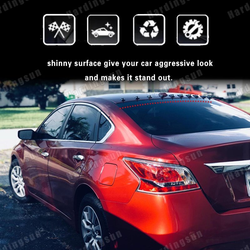 Bộ Ăng Ten Vây Cá Mập Màu Đen Bằng Sợi Carbon Dùng Trang Trí Mui Xe Hơi