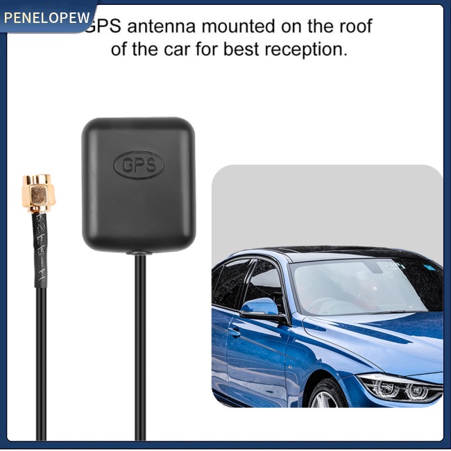 Đế Ăng Ten Định Vị Gps 1575.42mhz Có Dây Cáp Sma Dài 3m Cho Xe Hơi