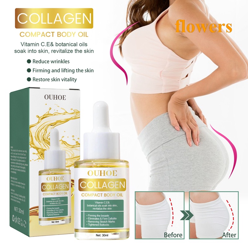 Tinh Dầu Collagen 30ml Mát Xa Làm Thon Gọn Cơ Thể Và Chân Giúp Da Săn Chắc