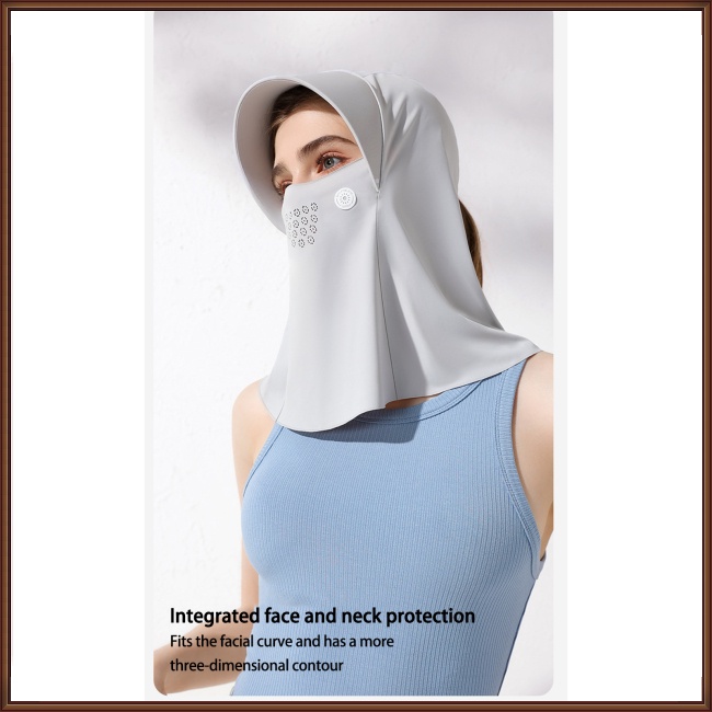 Nón Chống Nắng Kèm Tấm Che Mặt Và Cổ Chống Tia Uv Thời Trang Mùa Hè Cho Nữ