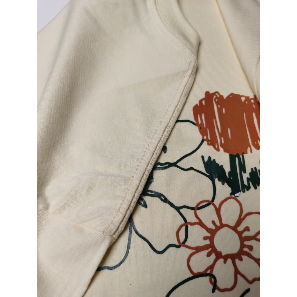 Áo thun NRVP 100% cotton tay ngắn in họa tiết phong cách Hàn Quốc