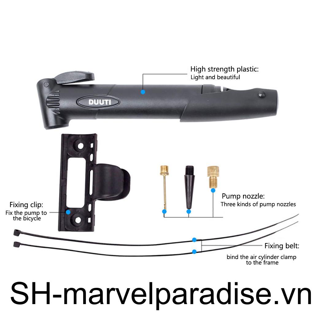 Ống Bơm Xe Đạp Nhỏ Gọn Kèm Kim Bơm Hơi Tiện Dụng
