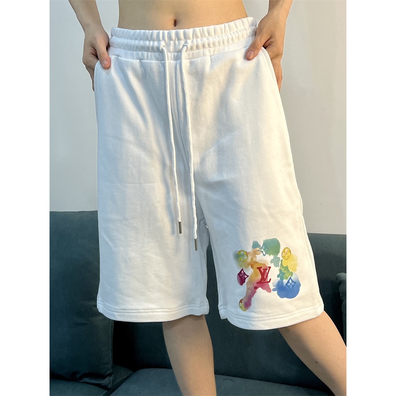 Quần Short L55v In Hoa Thời Trang 2023ss Cho Nam Nữ