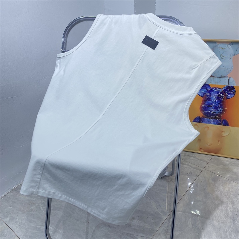 Áo Ba Lỗ Thể Thao Bằng Silicone Cotton In Họa Tiết Thời Trang Cho Nam Nữ