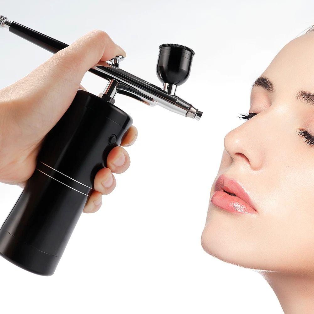 Máy Phun Khí Nén Tạo Hình Xăm Trang Điểm Làm Móng Nghệ Thuật Có Thể Sạc Lại