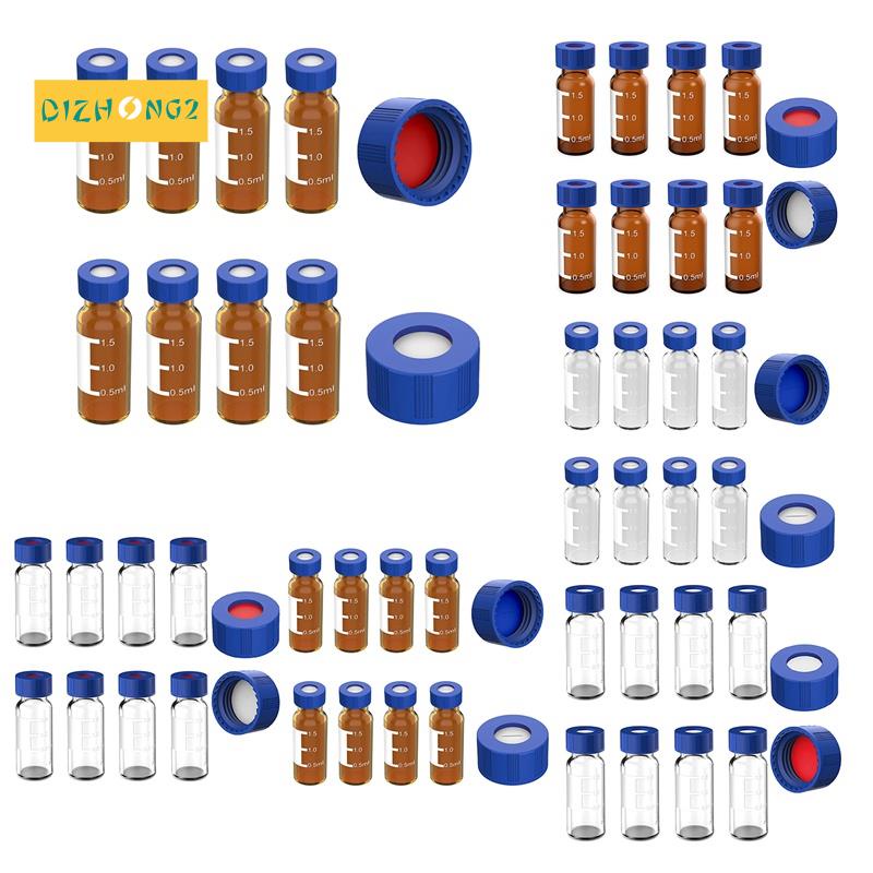 Lọ lấy mẫu tự động 2ML Gói 100 - Lọ HPLC 9-425 có nắp vặn màu xanh lam