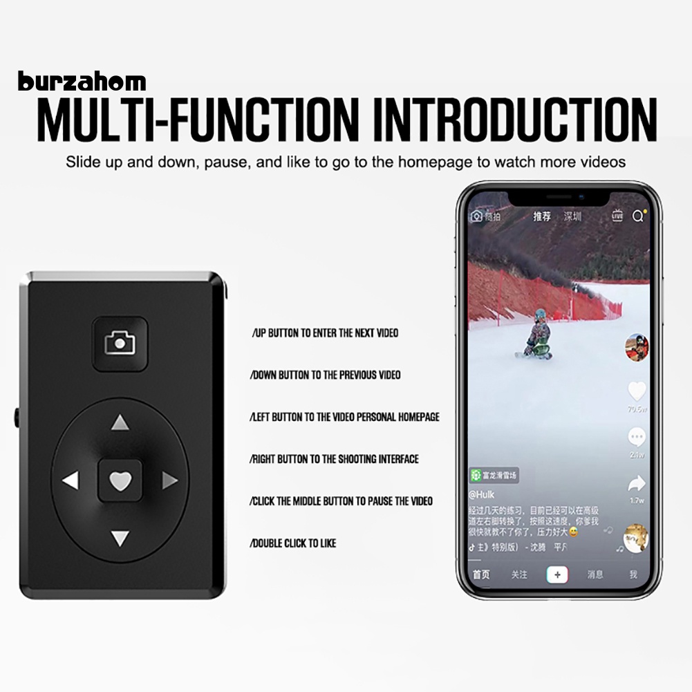 Thiết Bị Chụp Ảnh Selfie Kết Nối Bluetooth Điều Khiển Từ Xa Cho Điện Thoại