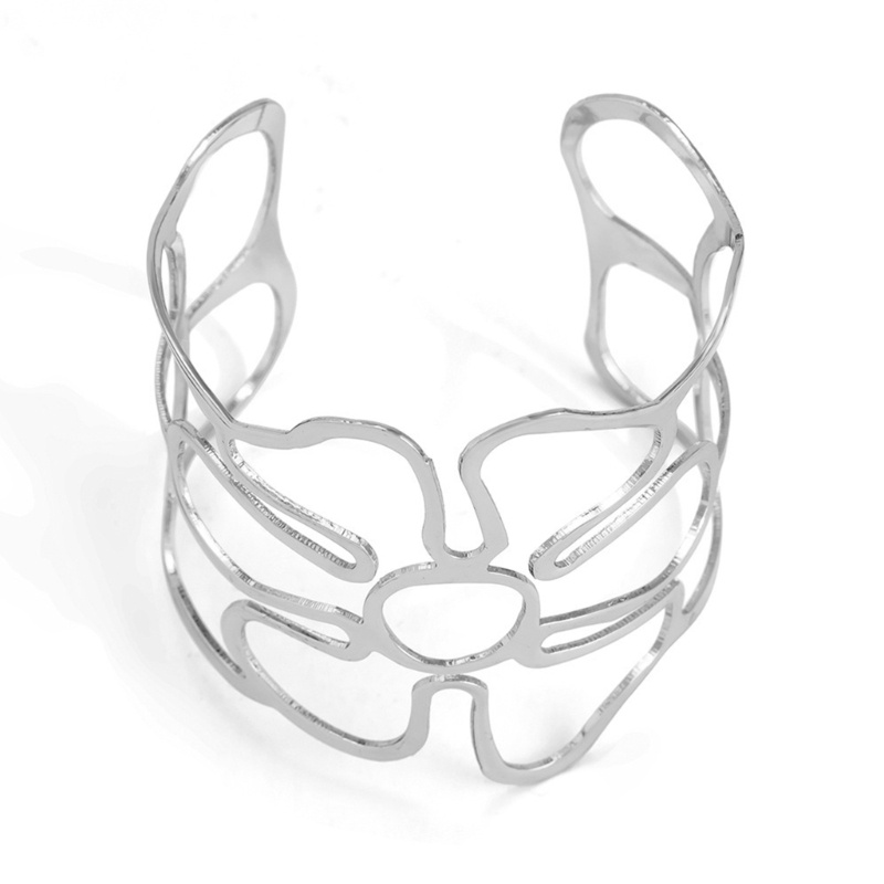 Vòng Đeo Tay Dạng Mở Bằng Sắt Thời Trang Cho Nữ