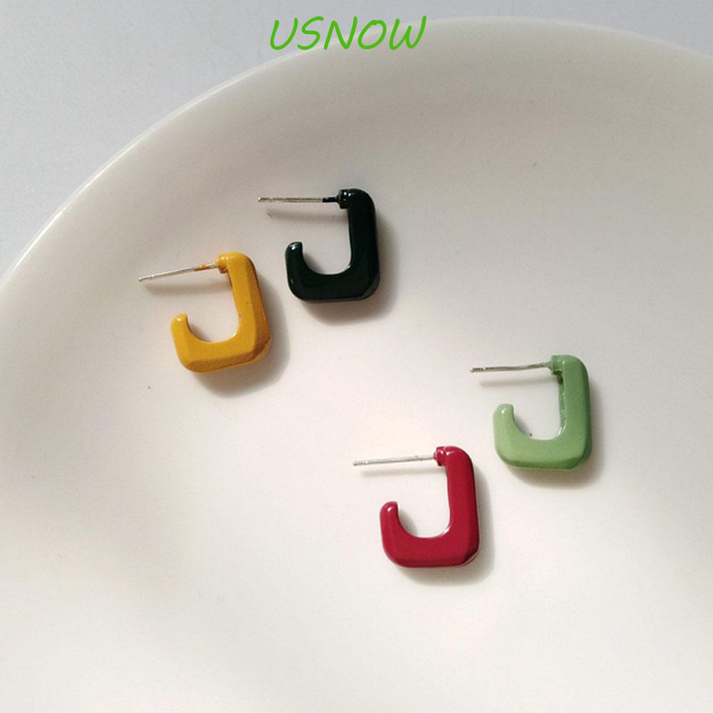 Khuyên Tai Hình Vuông Đơn Giản Thời Trang Phong Cách Hàn Quốc Cho Nữ