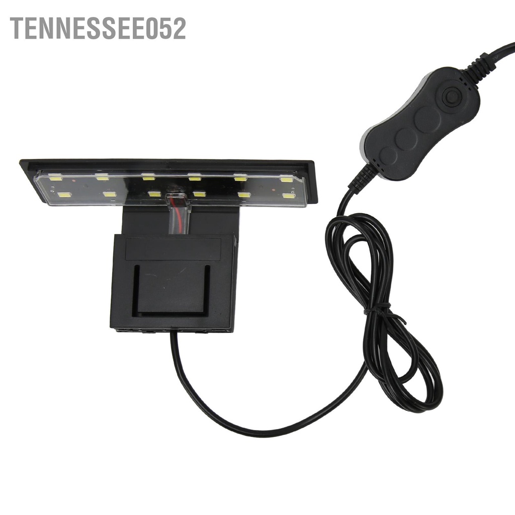 Tennessee052 Bộ Bể Cá Sáng Tạo Đa Năng Nhỏ Khởi Đầu Có Bơm Lọc Đèn LED Kẹp Trang Trí Máy Tính Để Bàn
