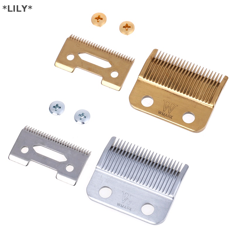 Lily chuyên nghiệp tóc Clipper lưỡi cao carton thép Clipper phụ kiện vít uuu