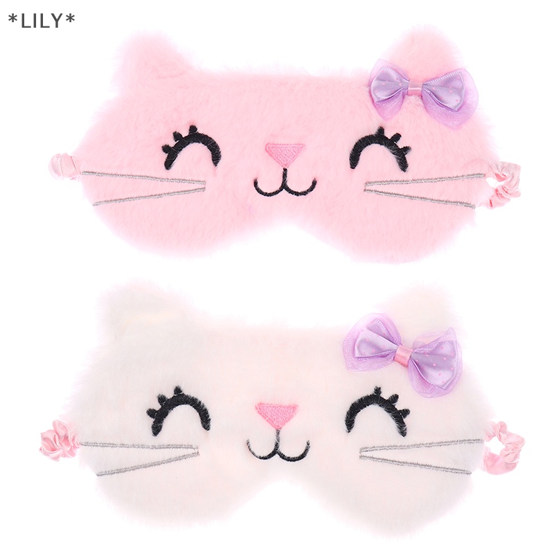 Lily ngủ mặt nạ bịt mắt mắt trẻ em Anime ngủ mặt nạ phim hoạt hình du lịch nghỉ ngơi uuu