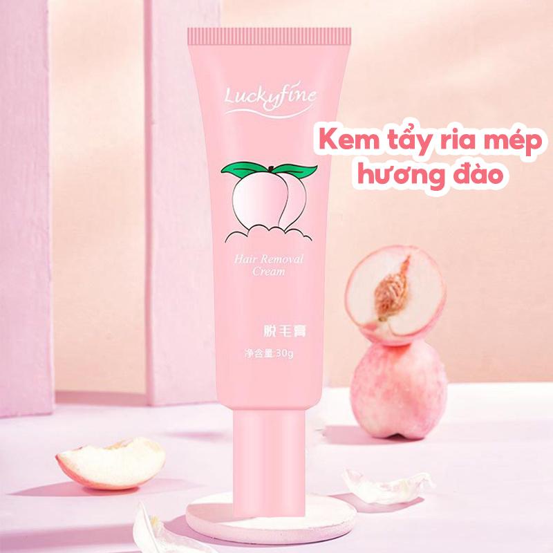 Tẩy ria mép dịu nhẹ hương đào không gây kích ứng