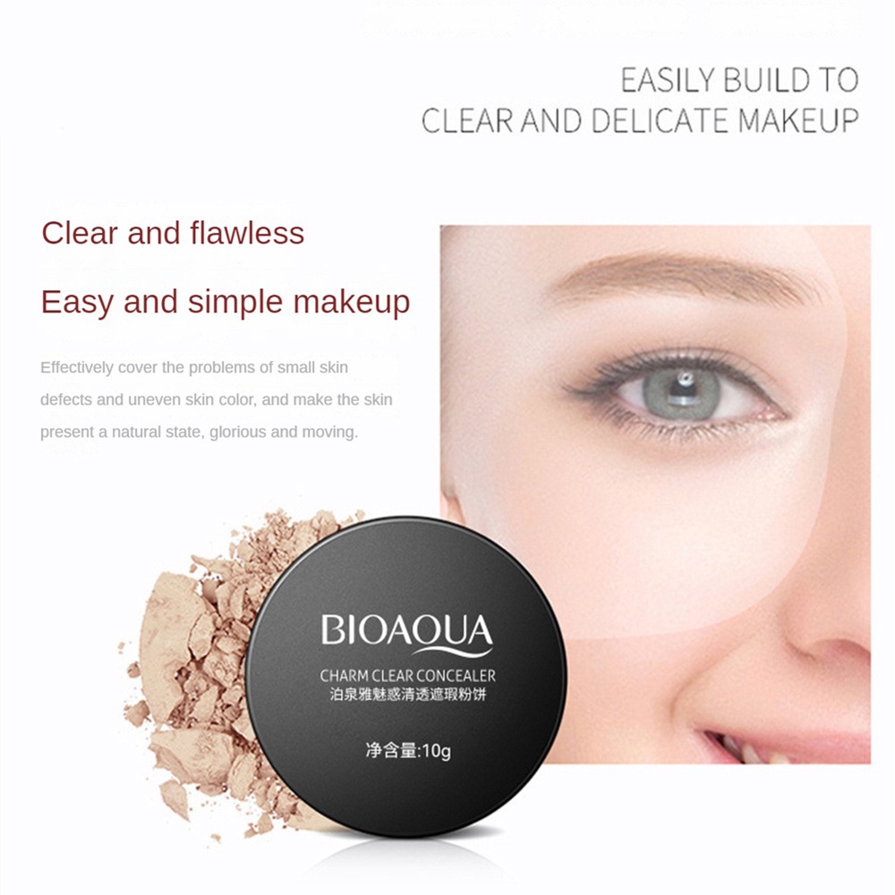 10g Phấn Nền Dạng Nén Mineral Matte Phấn Trang Điểm Kiểm Soát Dầu Nhỏ Gọn JULYSTAR
