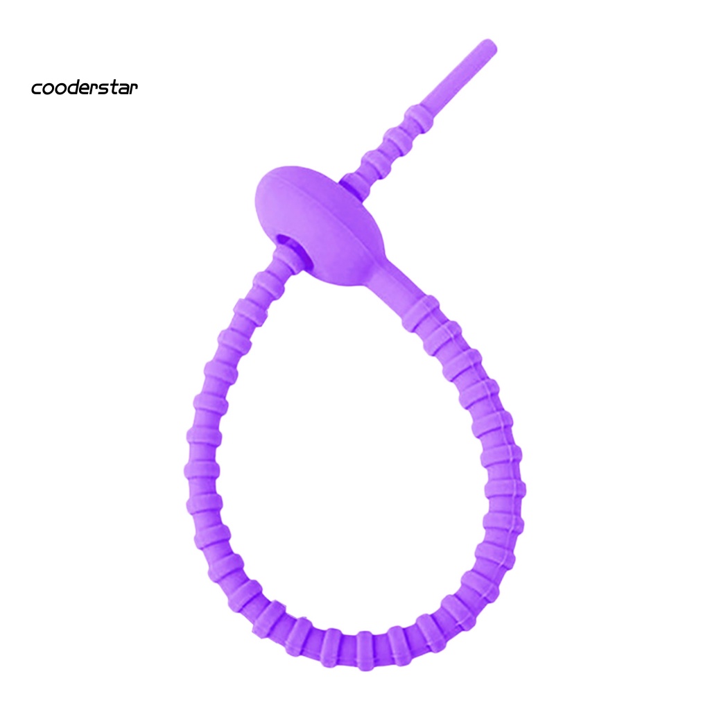 Set 10 Kẹp Silicone Tự Khóa Dây Cáp Chống Đứt Tiện Dụng