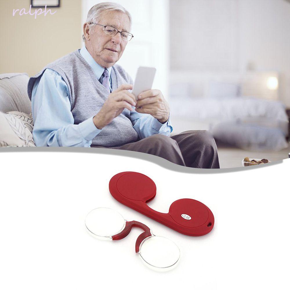 Kính Đọc Sách Gọng Tròn Bằng Silicone Mặt Phẳng Phong Cách Cổ Điển