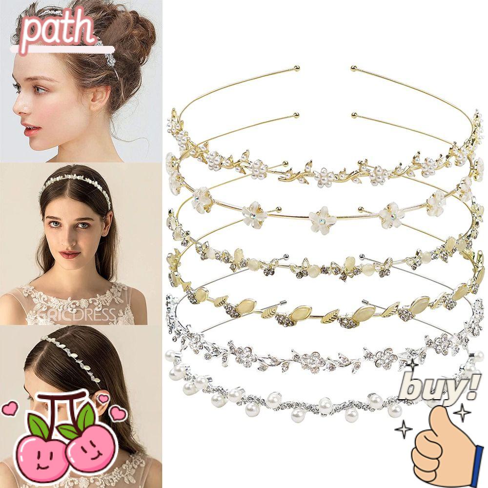 Lược Cài Tóc Hình Hoa Lá Thanh Lịch Cho Cô Dâu