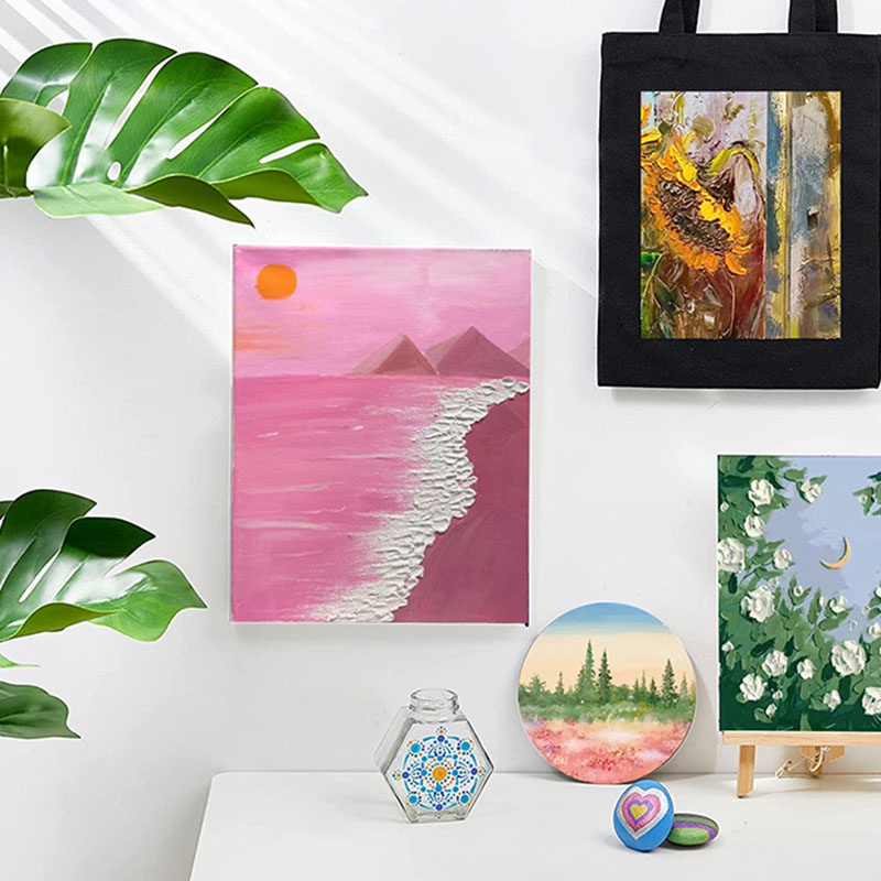 30ml sơn acrylic màu chai ống acrylic sơn bộ vải may mặc sơn da phong phú DIY sắc tố