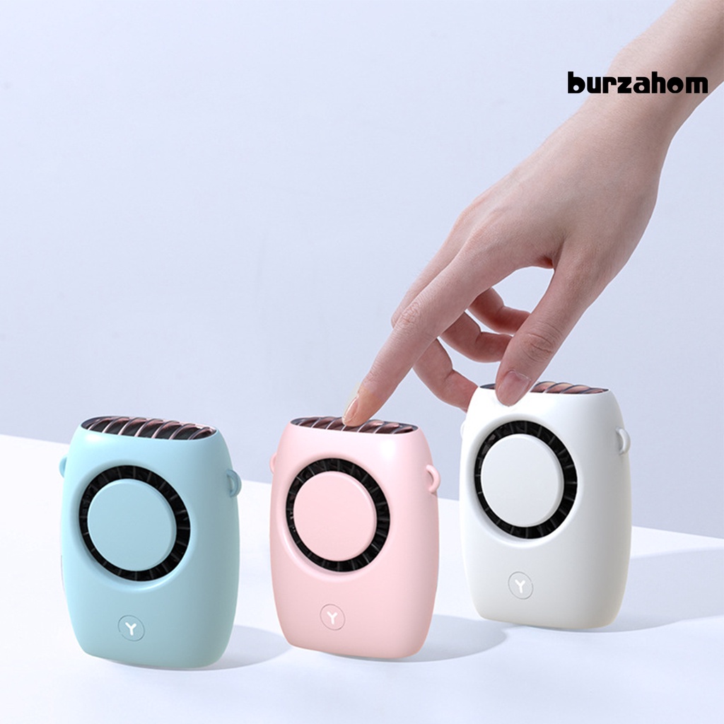 Quạt Làm Mát Đeo Cổ Thiết Kế Nhỏ Gọn Chống Mài Mòn Với Cổng Sạc USB Cho Văn Phòng