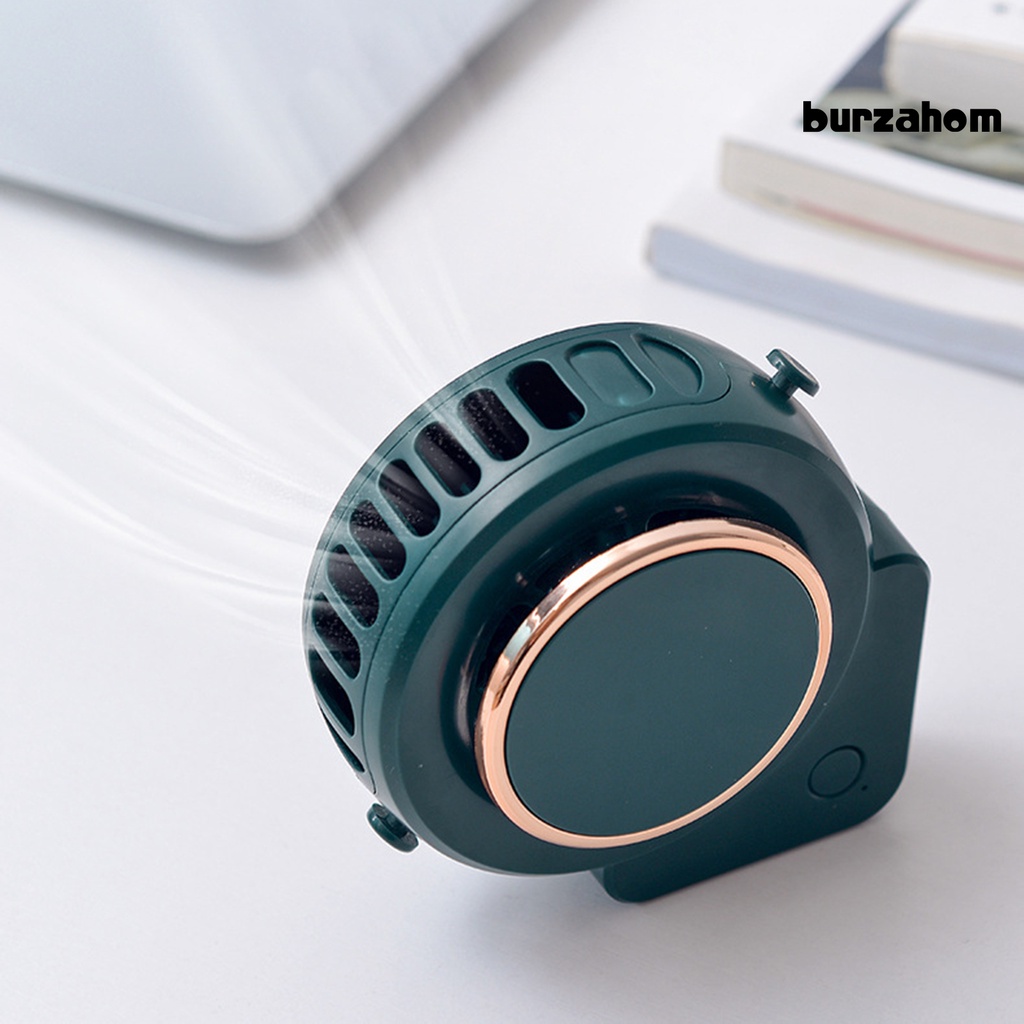 Quạt Mini 3 Tốc Độ Gió Kèm Dây Đeo Cổ Thiết Kế Nhỏ Gọn Tiện Dụng Cho Gia Đình