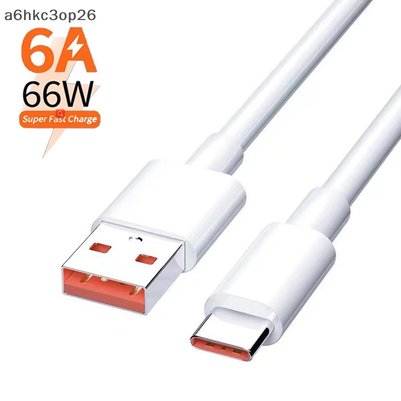 New 2 Meter 6A 66 Wát USB Type-C siêu nhanh phí Cable Đối với Xiaomi Samsung Huawei trên bán